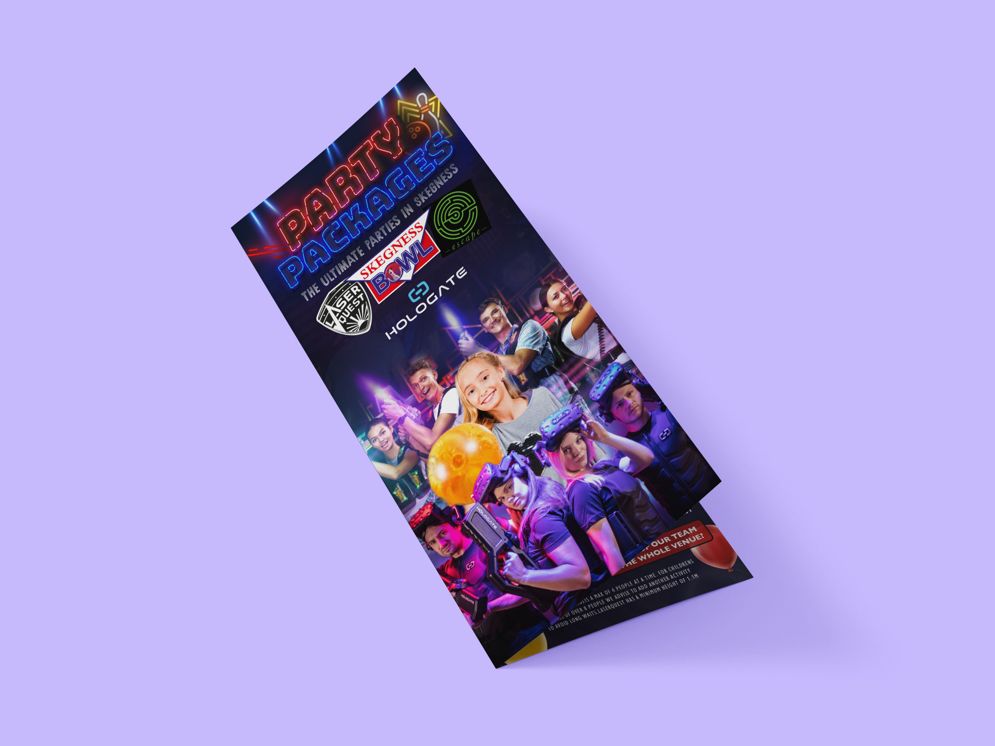 Skegness Pier Party Leaflet Design